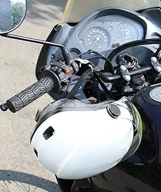 Resim ESEWALAS Motosiklet Kask Kilidi Hırsızlığa Karşı Hırsızlığa Karşı Kask Kilit Kablosu, Kurcalamaya Dayanıklı Kask Güvenlik Kilidi, 2 Anahtarlı, Motosikletler için Metal Kask Kilitleri, Scooter Sokak 