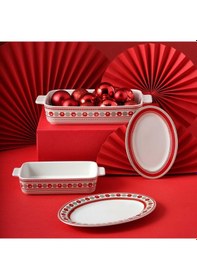 Resim Jumbo Hollie Yılbaşı Büyük Boy Fırın Tepsisi 5x19x5,5 Cm Diğer 