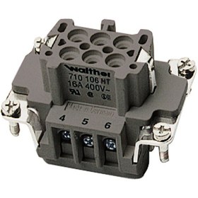 Resim Walther B HAT 6P+E serisi kablo korumalı ve 1-6 numaralı lokma ara parçası 710 106HT 