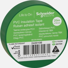 Resim Schneider Thorsman Izole Bant 19 mm x 20 Metre Yeşil 