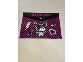 Resim Sevimli Kuromi Çıtçıtlı Dosya, Pratik ve Şık Düzenleme Çözümü 