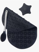 Resim isgstore Main Shop 3 Parça Set Masajlı Ve Duş Kaydırmaz Çift Taraflı Banyo Duş Fırçası Yıldız Süzgeci M-142 