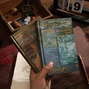 Resim Monet'in İzlenimcilik Defteri Yağlı Boya Retro Renkli Sayfa Günlüğü 