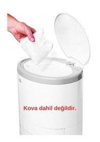 Resim Korbell 16l Çöp Kutuları Ile Uyumlu Nappyking 1.000 Bebek Bezi Ka 
