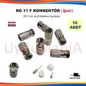 Resim Rg 11 F Konnektör Iğneli 10 Adet 