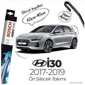Resim Hyundai İ30 Muz Silecek Takımı 2017-2019 Bosch Aerotwin 