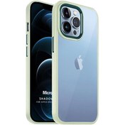 Resim Apple Iphone 12 Pro Kılıf Shadow Planet Açık Yeşil Microsonic