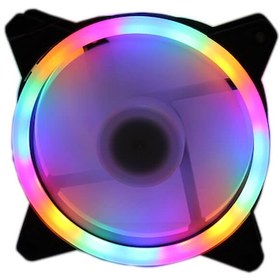 Resim Coolmoon Rgb Renkli Sessiz Fan 3 Pin Pwm 2 Pin Molex 12 CM Kasa Fanı 