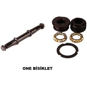 Resim Bisiklet Orta Yatak Komple Mil+Bilya+Kafes Takımı 