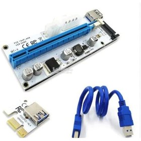 Resim S-Lınk Sl-Ex10 Pcı-E 1X=-- 16X Sata 6Pın Rıser Kart 