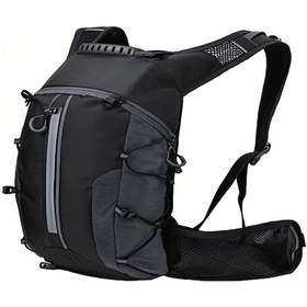 Resim Mufunye Dağ Bisikleti Ve Bisikletçiler İçin Siyah Sırt Çantası Çok Renkli 