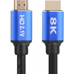 Resim Alfais 5092 8k Ultra Hd 2.1V 48GBPS Altın Kaplama HDMI Kablo UHD 0.5 Metre 
