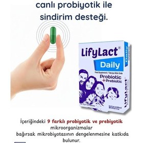 Resim Lifylact Daily Probiyotik+Prebiyotik 2 x 30 Kapsül 