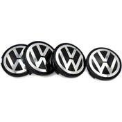Resim Symbee Volkswagen Golf Polo Passat Jetta İçin 65mm 4'lü Jant Kapağı Seti, Dekoratif Ve Koruyucu Aksesuar. 