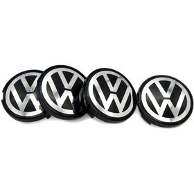 Resim Symbee Volkswagen Golf Polo Passat Jetta İçin 65mm 4'lü Jant Kapağı Seti, Dekoratif Ve Koruyucu Aksesuar. 