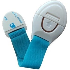 Resim Bebek Çocuk Güvenlik Dolap Çekmece Kilidi Güvenlik Seti-(Cırtlı Kilit Mavi -1 Adet) Çok Renkli 