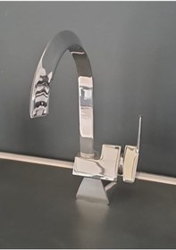 Resim Kerasus Piramit Serisi Mix Kuğu Lavabo Bataryası W03 