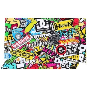 Resim Xindoker Ps4 Konsol Ve Kumanda Koruyucu Vinyl Cilt - Renkli Grafiti Desenli, Kırık Ve Tozdan Koruma, Stili Geliştirme 