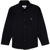 Resim U.s. Polo Assn. Erkek Çocuk Siyah Gömlek Basic 50316801-vr046 Siyah 