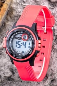 Resim Çocuk Kol Saati 3 Atm Su Geçirmez Dijital Alarm Takvim Kronometre Unisex Led Saat ST-304392 