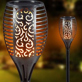 Resim Alev Efektli Solar Bahçe Lambası Small 