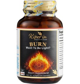 Resim Kiperin Burn Vücut Yağı Hedefleyici L-karnitin, Yeşil Çay, Guarana, Zencefil, Garsiniya, Kafein 60 Kapsül 