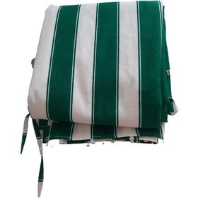 Resim Balkon Perdesi En.250X250 Cm Kullanıma Hazır Üstü Korniş Düğmel (484773432) Yeşil 