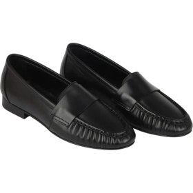 Resim Bueno Shoes Siyah Deri Kadın Loafer 39WA7800 39WA7800 