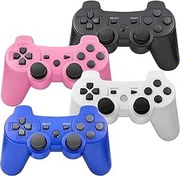 Resim Tuozhe PS3 Controller Wireless, Gaming Remote Joystick for Play 3 with Charger Cable Cord (Black, Pink, White, Blue) 