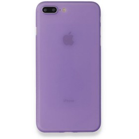 Resim İphone 7 Plus Kılıf Pp Ultra İnce Kapak - Mor 