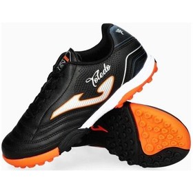 Resim Joma Toledo Jr 201 Back Turf Tojs2401tf Siyah Çocuk Halı Saha Ayakkabı Siyah 