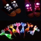 Resim 9 renk seçeneği: yüksek görünürlüklü yumuşak naylon parlayan ayakkabı bağcıkları - kırmızı, pembe, mavi, yeşil, sarı, turuncu ve çok renkli. Gece koşusu, bisiklet sürme, disko partileri, cosplay, hip-hop dansı için uygun—çift halinde satılır 