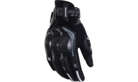 Resim Ebakbak Motosiklet Eldiveni Karbon Fiber Koruma Deri Microfiber Kumaş Motor Eldiven 
