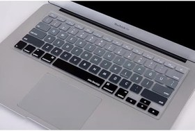 Resim MacBook Klavye Koruyucu Silikon | US Klavyeyi Türkçe Q Baskıya Dönüştürür | MacBook Air 13 inç ve MacBook Pro 13–15 inç (A1369, A1466, A1278, A1425, A1502, A1286, A1398) Uyumlu Siyah Gri 