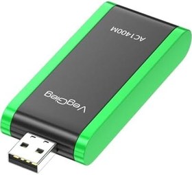 Resim 1400 Mbps 2.4GHz/5GHz Dual Band Gigabit Alıcı Verici USB WiFi Adaptör 