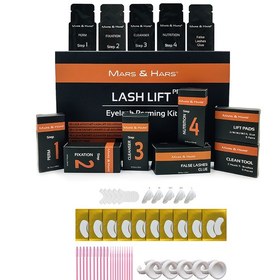 Resim Mars & Hars Lash Lift, Kaş&kirpik Perma Seti, Lifting Seti – Tek Kullanımlık Paketler - Tam Set 