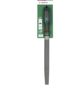 Resim Bosch 8" Yarım Yuvarlak Metal Eğe 200 Mm Orta Diş Ergonomik Saplı 1600a03dr8 