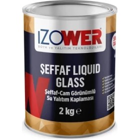 Resim Izower Şeffaf Liquid Glass Su Yalıtım Kaplaması-2 kg 