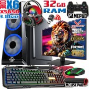 Resim WarboX King 24" Monitör Xeon X5650 32gb Ram 256gb Ssd 250gb hdd R7 240-4gb E.kartı Gaming Takım Bilgisayar 