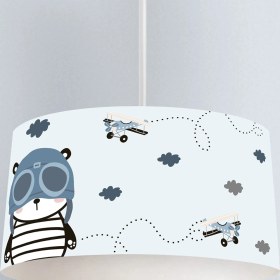 Resim instababyrooms Çocuk Odası Dijital Baskılı Dekoratif Sarkıt Avize Model 1418 