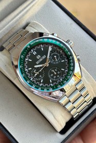 Resim Store Fonksiyonlu Seiko Model Çelik içi Yeşil Kutulu Su geçirmez Erkek Saat 