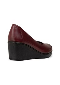 Resim Deery Kadın Hakiki Deri Bordo Günlük Dolgu Topuk Ayakkabı - N6002zbrdc01 Bordo 