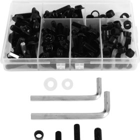 Resim Collectibles Yamaha Yzf R1 R6 R3 2004-2008 (Siyah) Için 158 Adet Evrensel Motosiklet Kaporta Vidaları Somun Seti Motosiklet Gövde Çalışma Cıvataları Vidası (Yurt Dışından) 