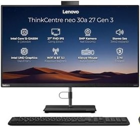 Resim Lenovo ThinkCentre Neo 30A G3 Intel Core i5-12450H 40GB 2TB SSD 27" FHD Freedos All In One 12CBA00RTR 008 
