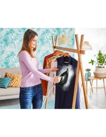 Resim Hızlı ve Güçlü 2200W Buhar Kazanlı Ütü, 120G Sürekli, 380G Şok Buhar, Siyah 