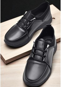 Resim 107 Ortopedik Taban Günlük Kadın Ayakkabı Casual Günlük Mevsimlik Ayakkabı Siyah 