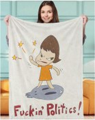 Resim Anime Battaniye Yumuşak Nefes Alabilir Rahat Yıkanabilir Ev Ofis Otel Seyahat Kanepe Yatak 100x120cm 