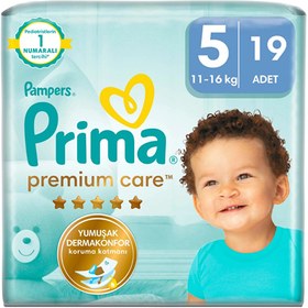 Resim Prima Premium Care Bebek Bezi 5 Beden 19 Adet - Gratis 