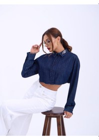 Resim Ahes Shopping 6603 Kot Bluz-mavi Mavi 