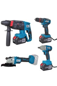 Resim Cata CAT 1380 KOMURSUZ AKULU 4 LU SET 